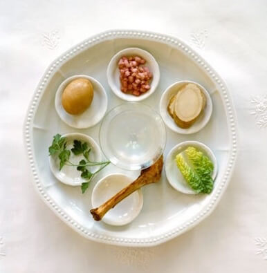 food allergy friendly passover seder plate