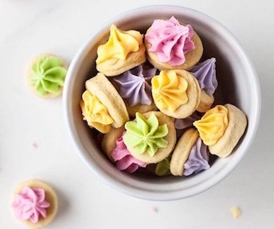 vegan iced easter gems