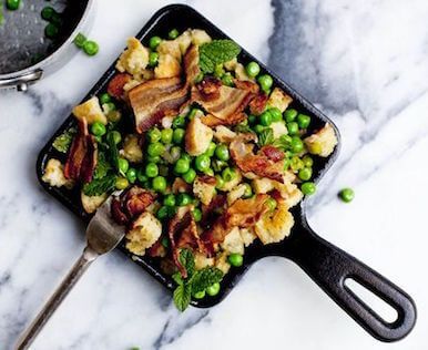 pea and bacon food allergy friendly easter